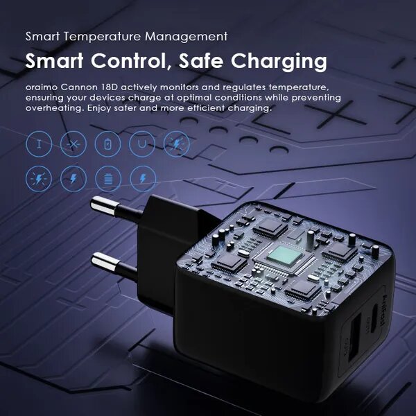 Chargeur Rapide Oraimo 18W