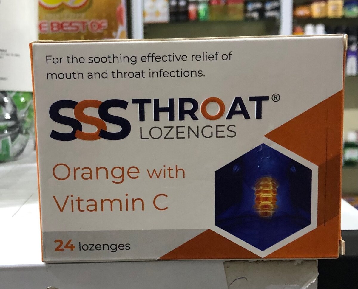 SORE THROAT LOZENGES 24,s