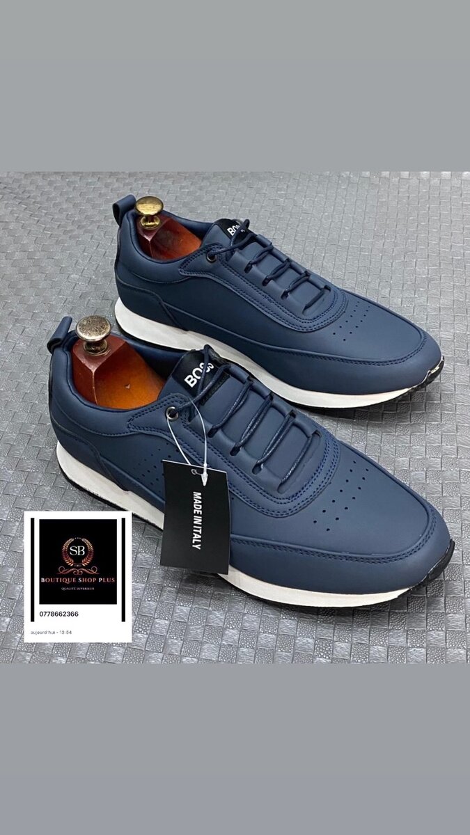 Sneakers en cuir modernes