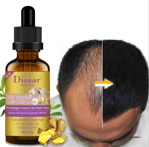 Huile pour la pousse de cheveu