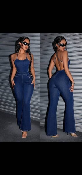 Combinaison en jean élégante