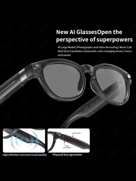 Lunettes camera 4k intégré