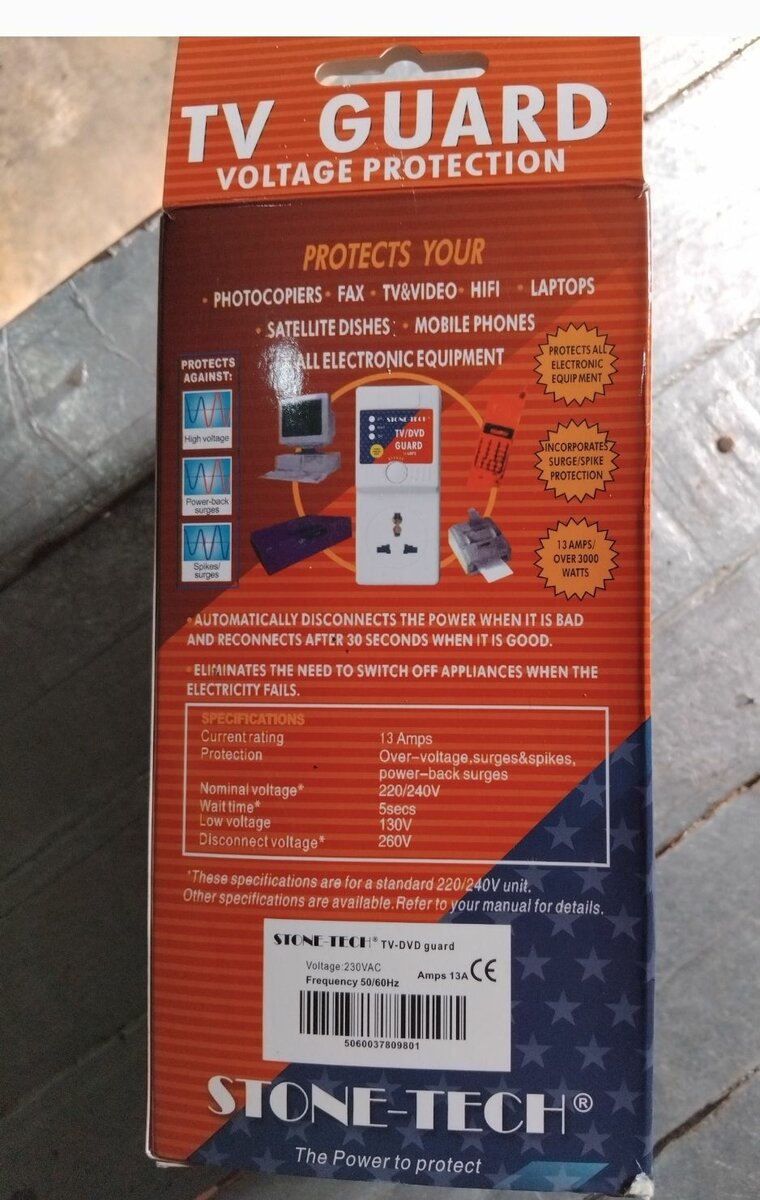 Stabilisateur parasurtenseur protection des appareils