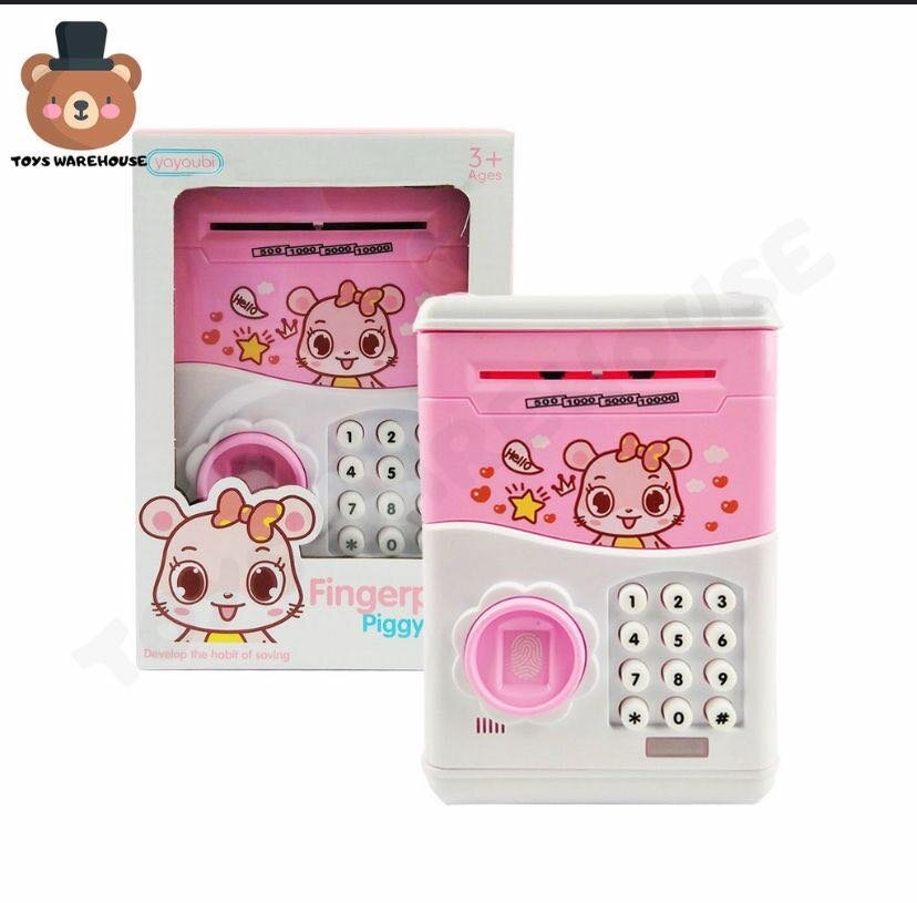 AUTOMATIC FINGERPRINT ATM PIGGY BANK