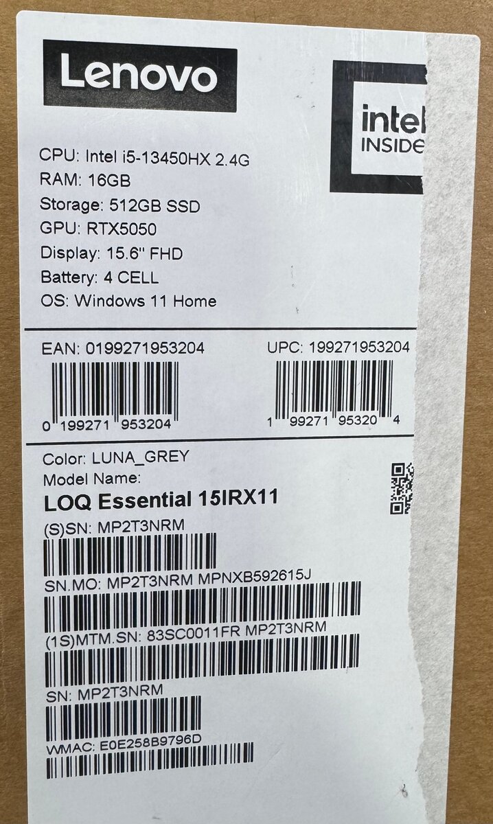 lenovo idea loq core i5 13th