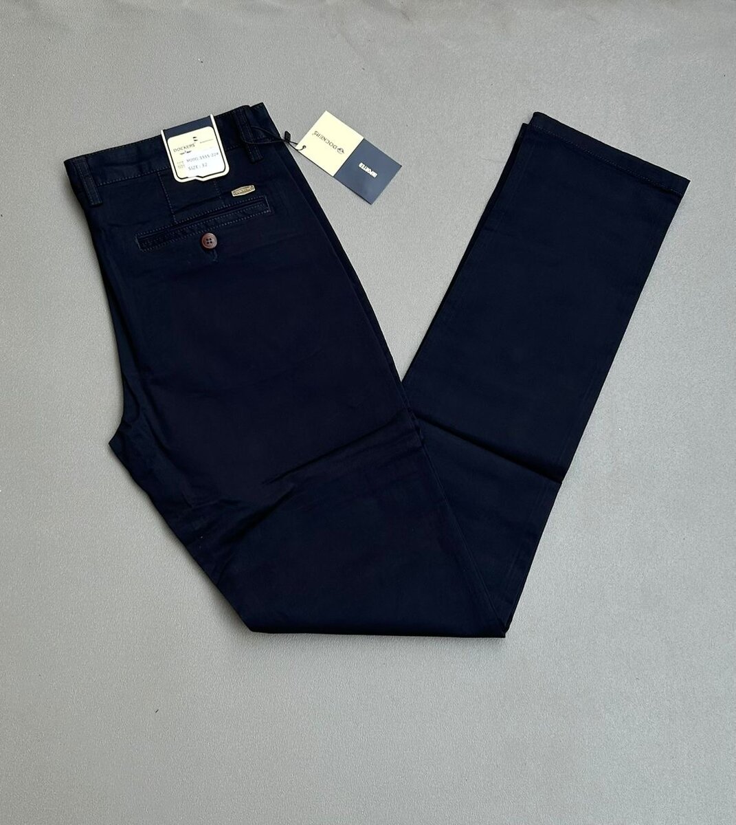 Pantalon chino bleu marine homme