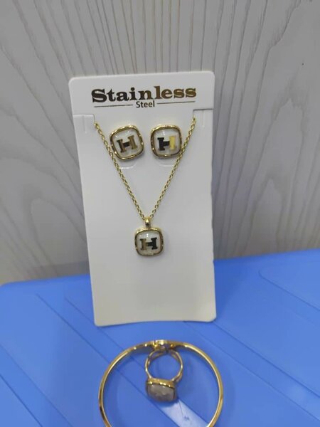 Ensemble Bijoux Acier Inoxydable