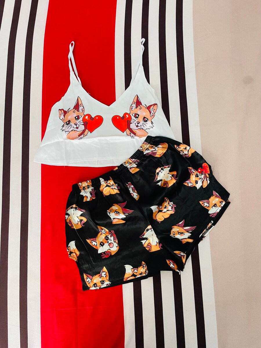 Ensemble pyjama femme imprimé