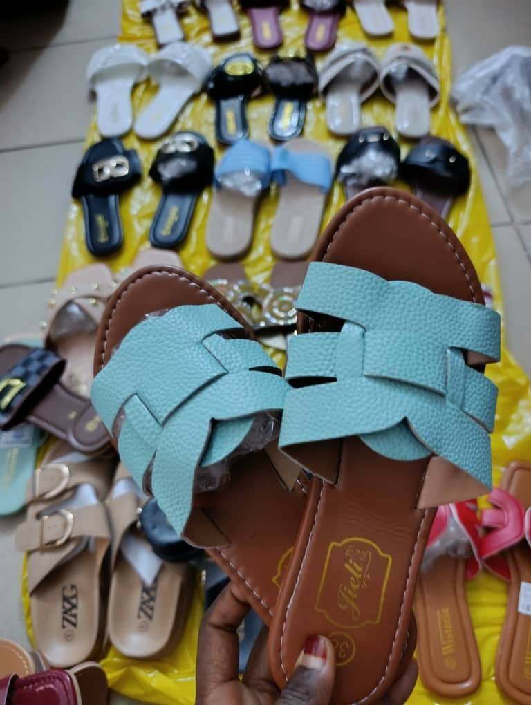 Sandales à Strass Colorés