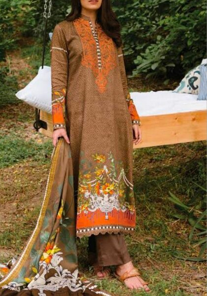 Brown suit