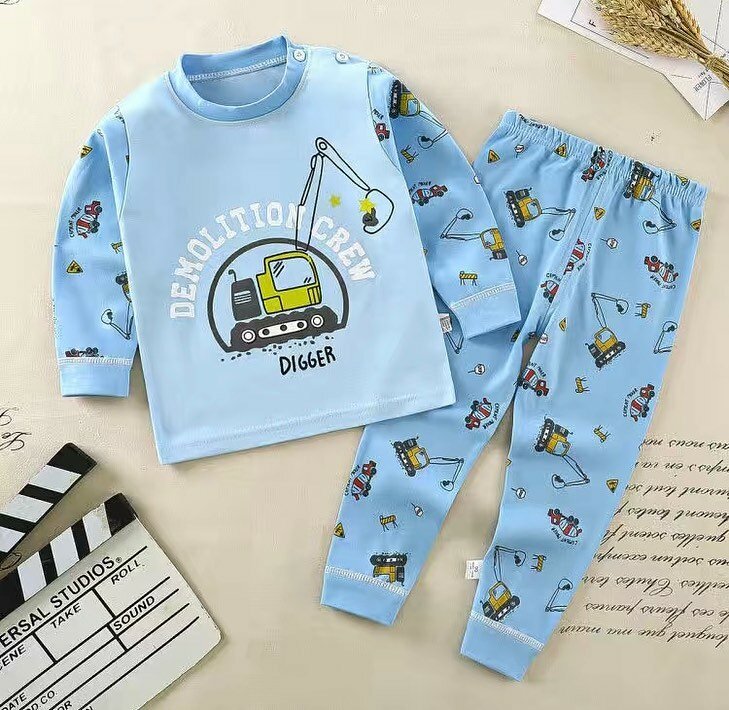 Хлопковая детская пижамка на мальчика