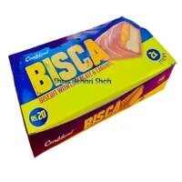 BISCA Biscuit with Chocolate & Caramel 1Box in 12pcs
