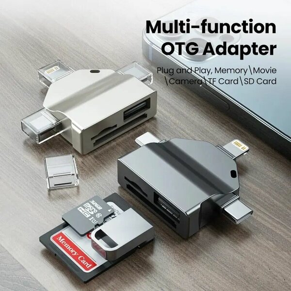 7in1 multi-function otg adapter Card Reader