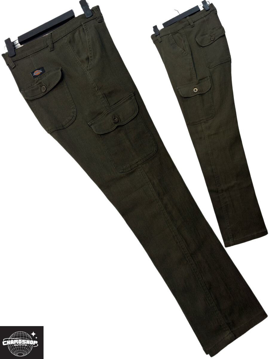 Pantalon cargo homme vert