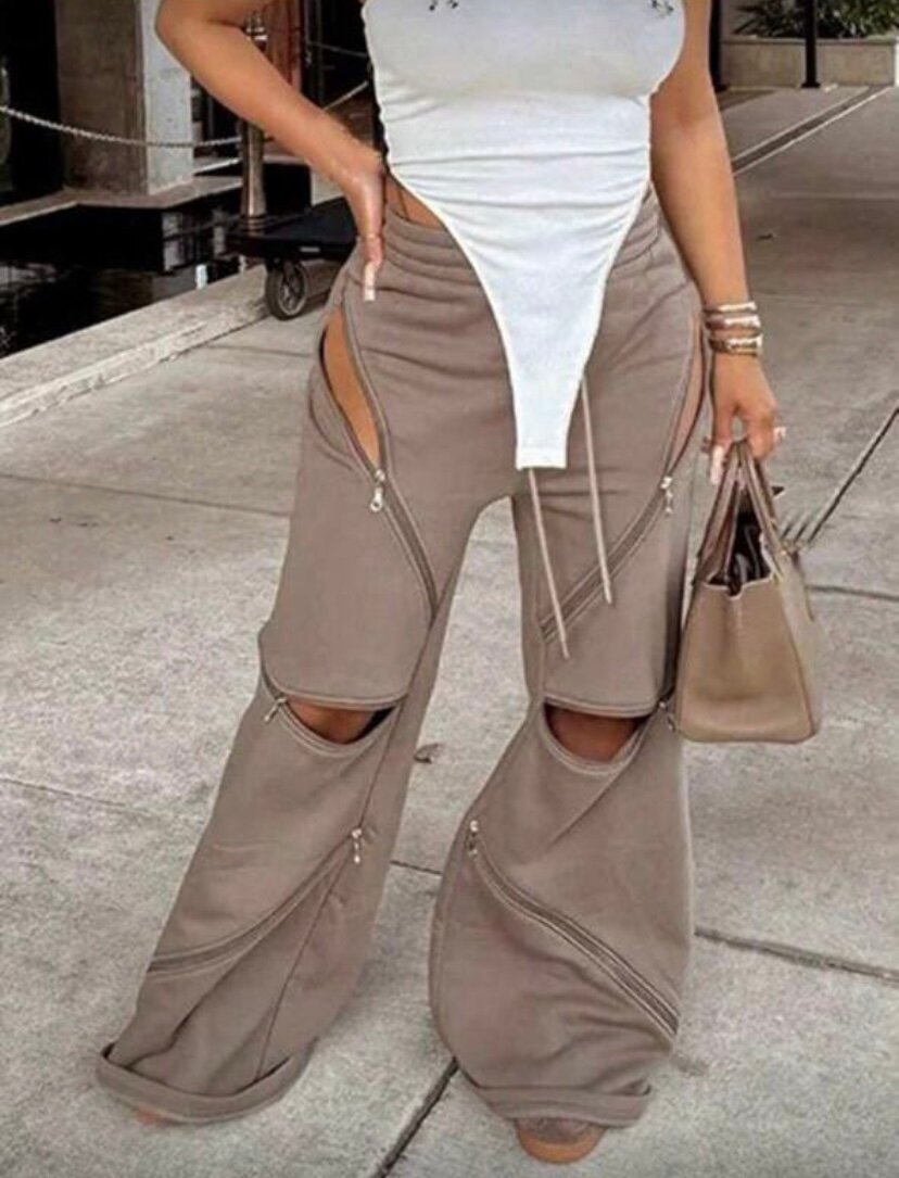 Pantalon large chaud pour femmes