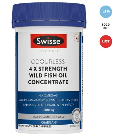 Swisse 4 X Strength Wild Fish Oil