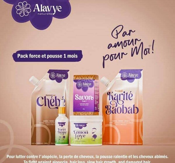 Pack soin cheveux Alavye