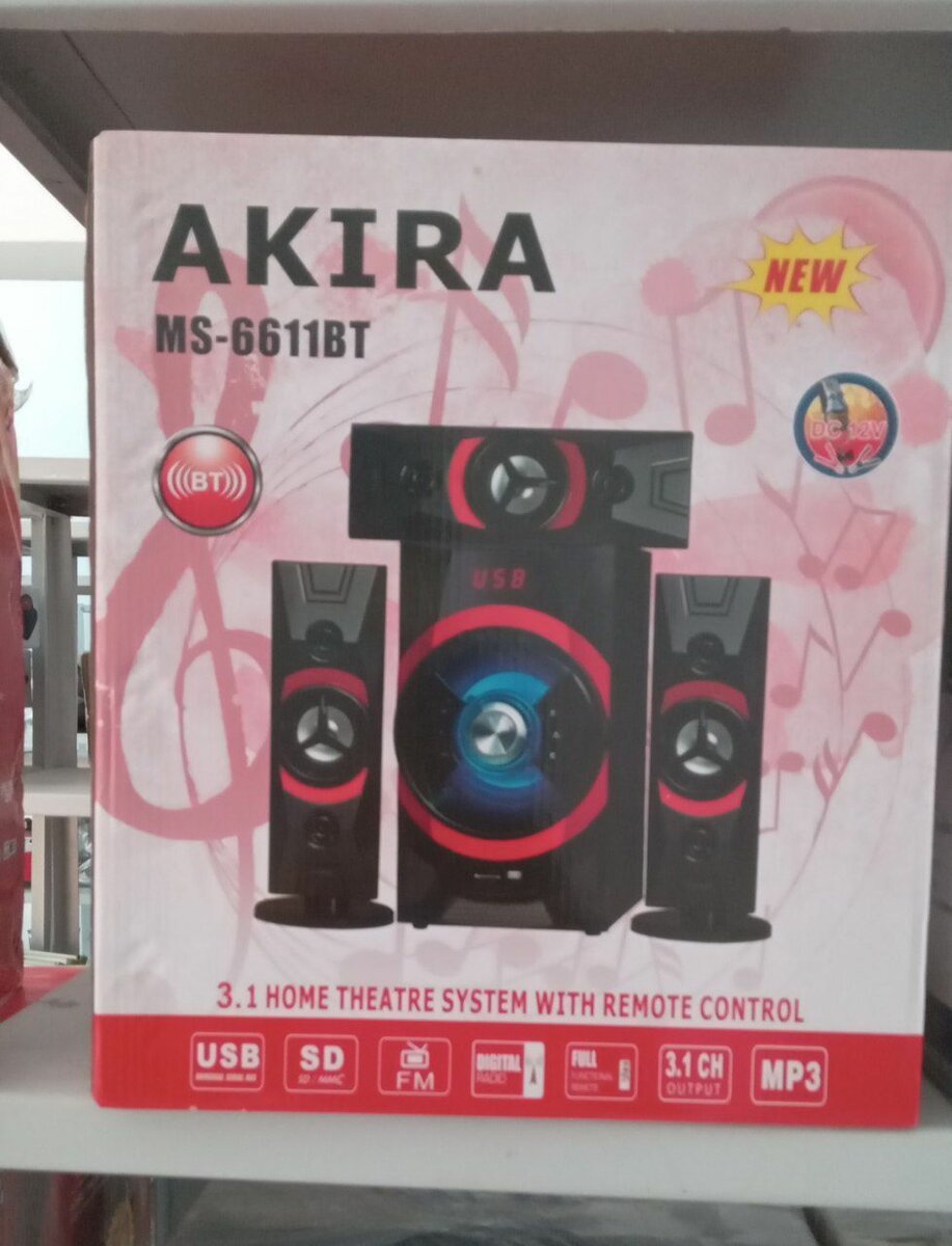 Système de cinéma maison Bluetooth Hisonic 3.2 canaux