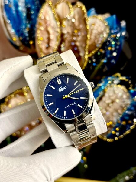 Montre Acier Bleu Homme