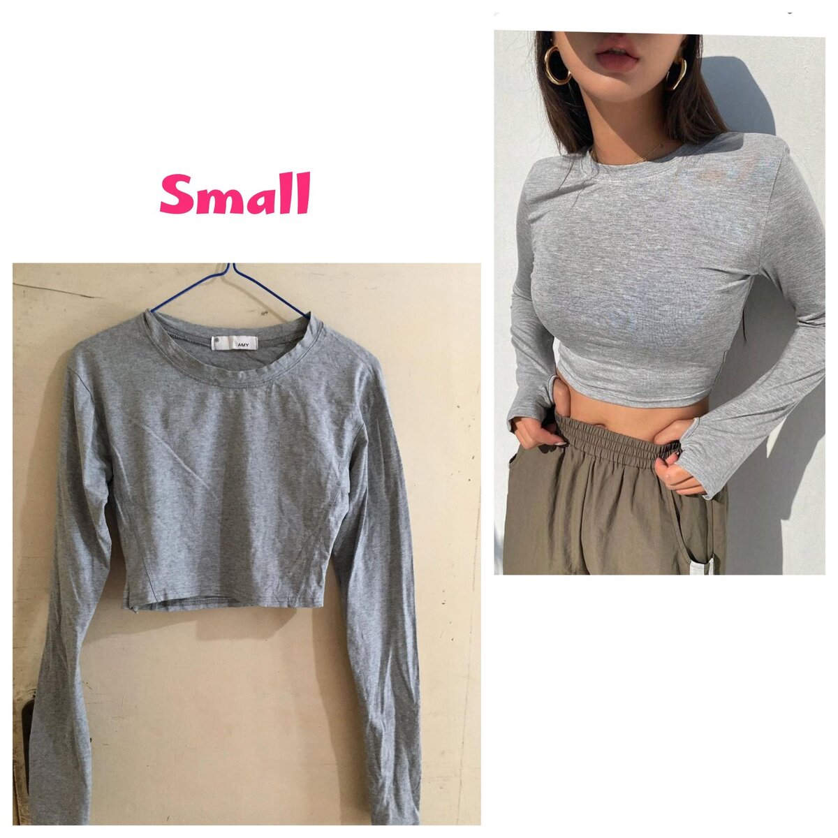 Salaula crop tops and tops