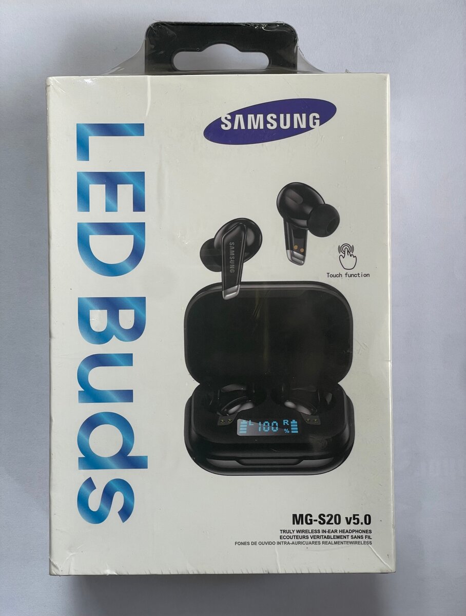 Écouteurs Samsung Bluetooth LED