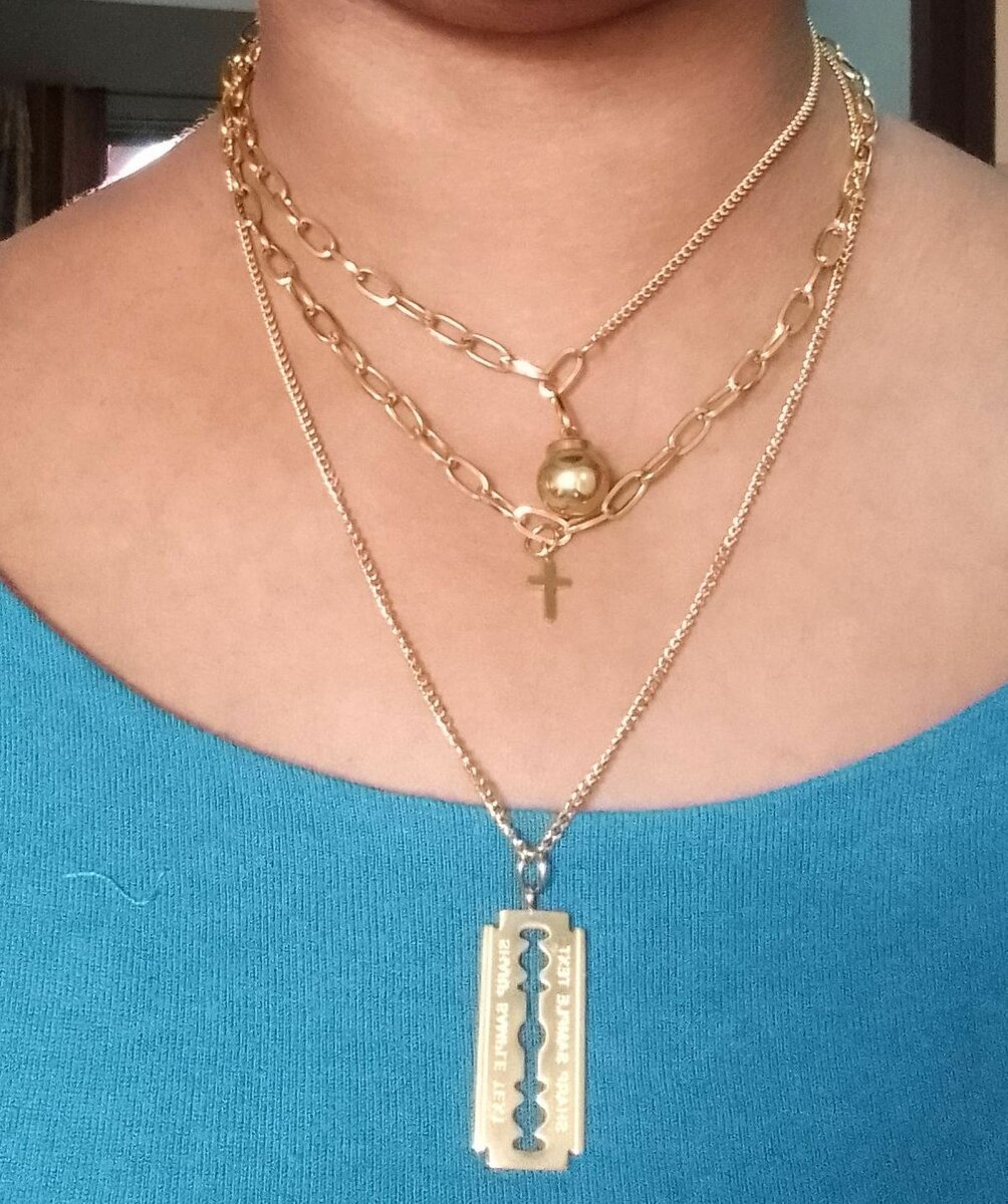 3 layer gold chain