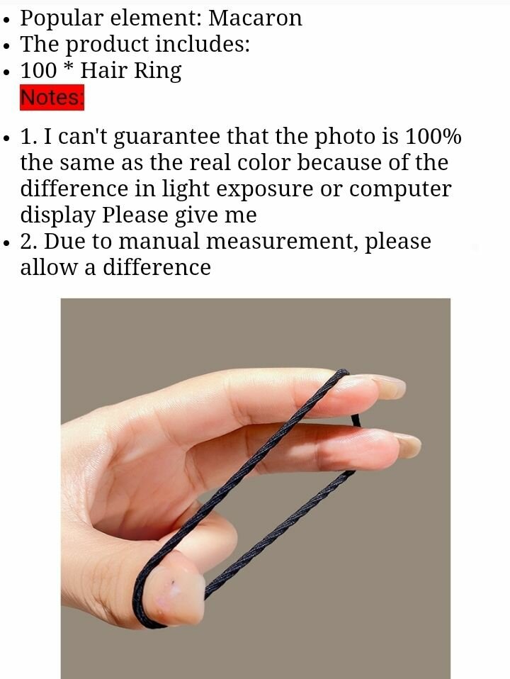 Hair binding rubbers/rings for girls