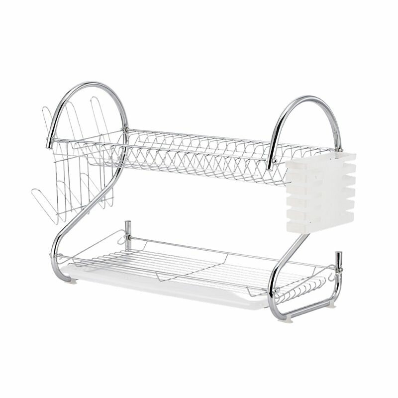 Égouttoir à Vaisselle à Deux Niveaux