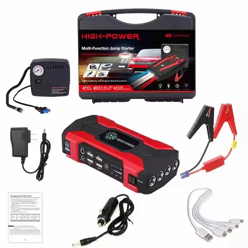Car Jump Starter with tyre inflator