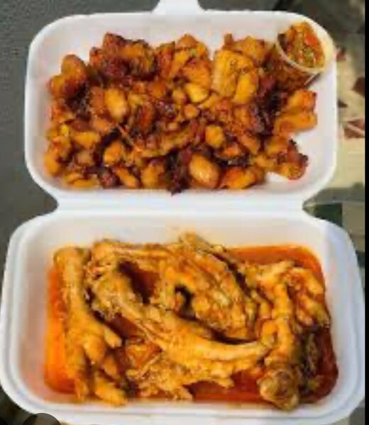 Alloco patte de poulet