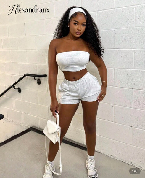 Ensemble d'été blanc chic