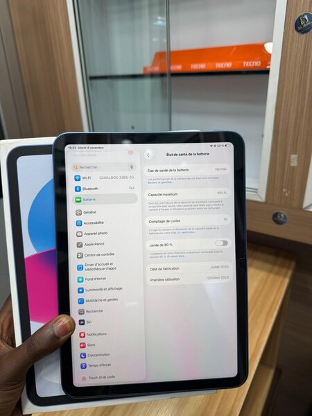 Tablette tactile moderne