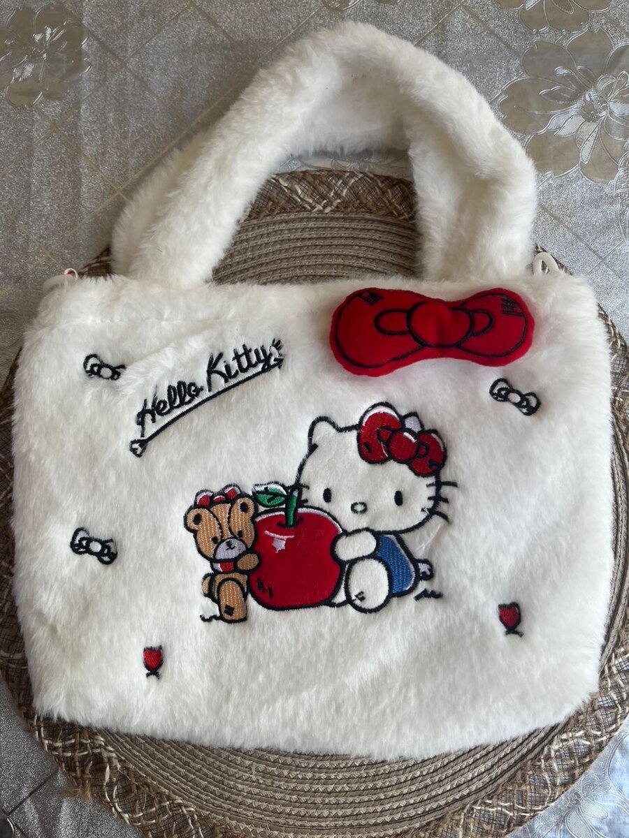 Sac à main en peluche kawaii