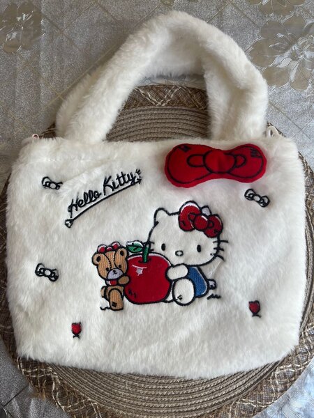 Sac à main en peluche kawaii