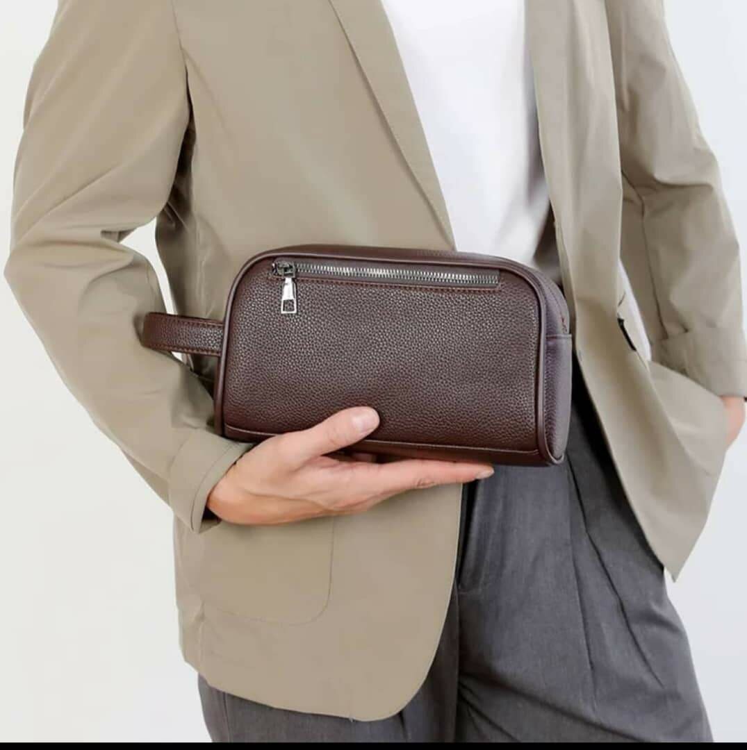 Pochette en cuir élégante