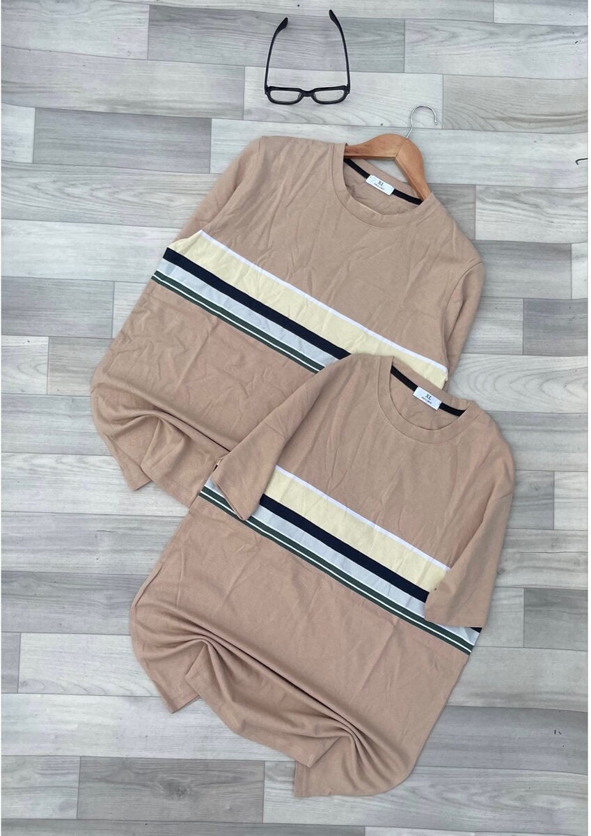 T-shirts assortis rayés