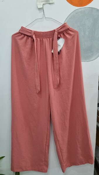 Pantalon ample rose femme