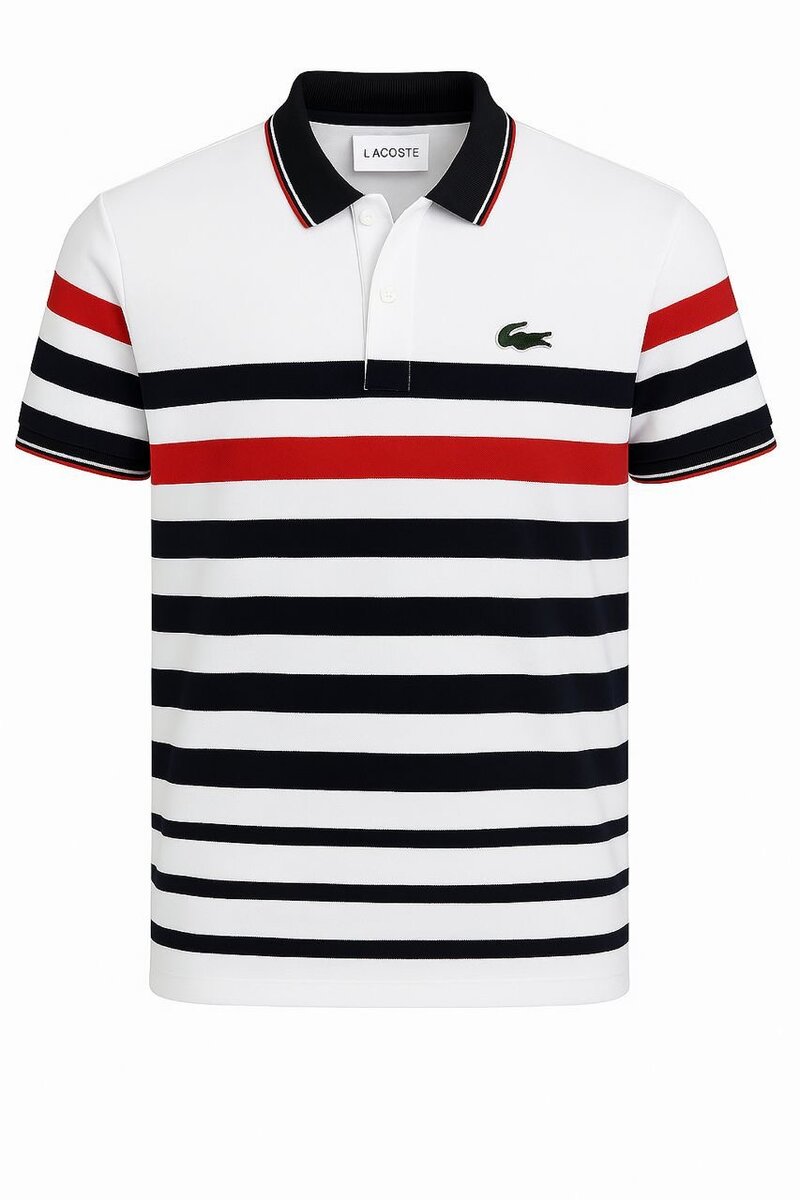 Polo Lacoste Homme Rayé
