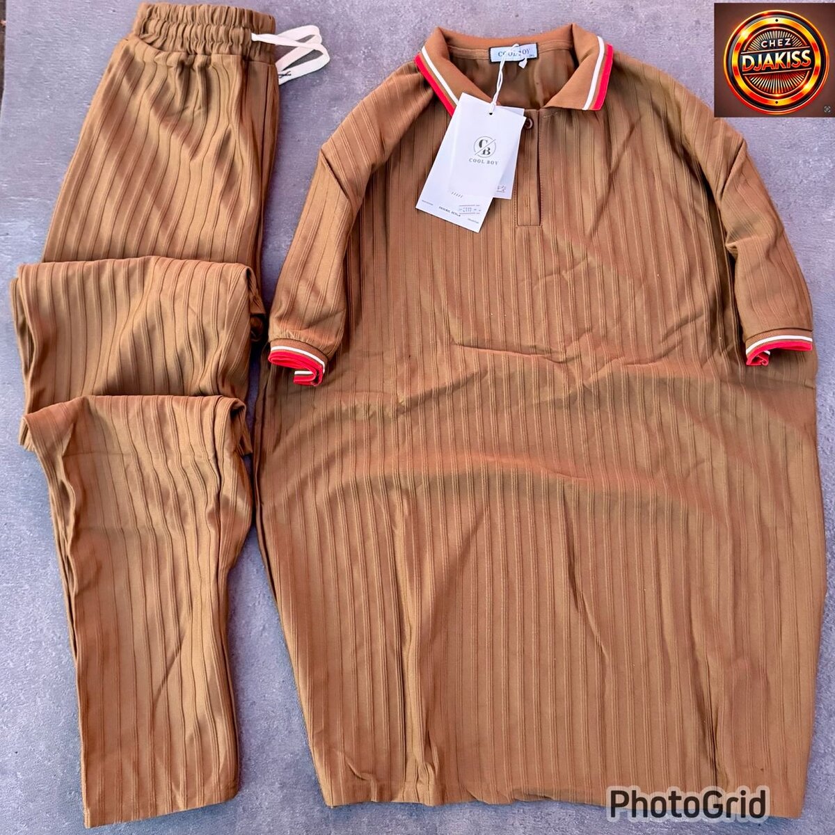 Ensemble Polo Casual Beige