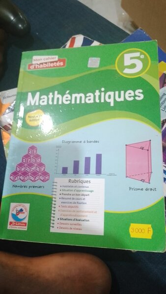Cahier de Mathématiques 5e