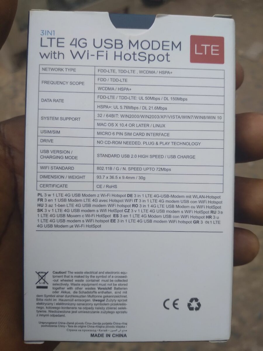 Modem (universal modem)