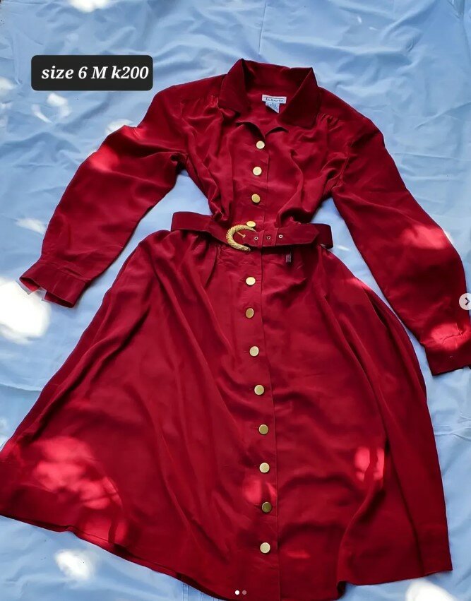 Stylish women's dress red