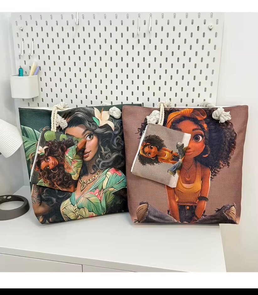 Sacs cabas avec illustration vive