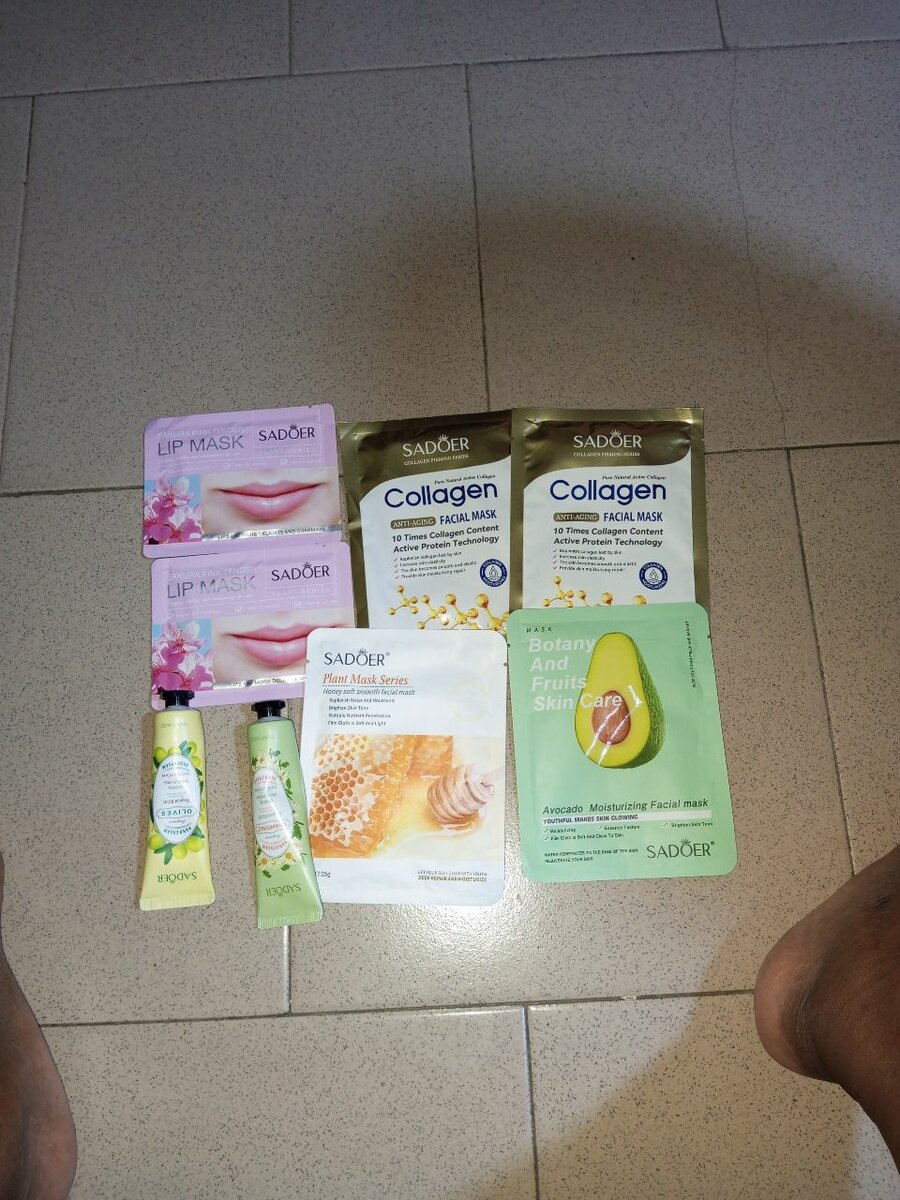 Set de Masques Visage et Lèvres