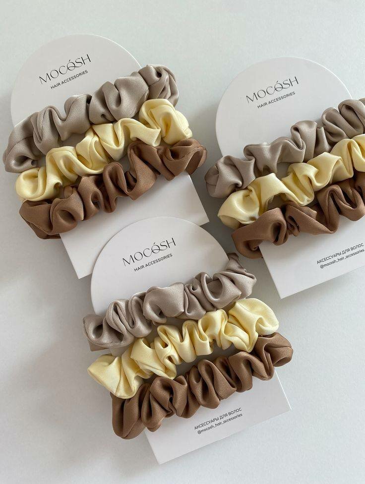 Ensemble élastiques cheveux