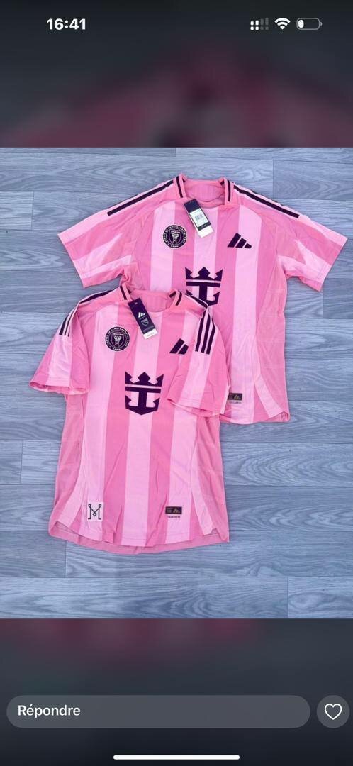 Maillot de Football Rose