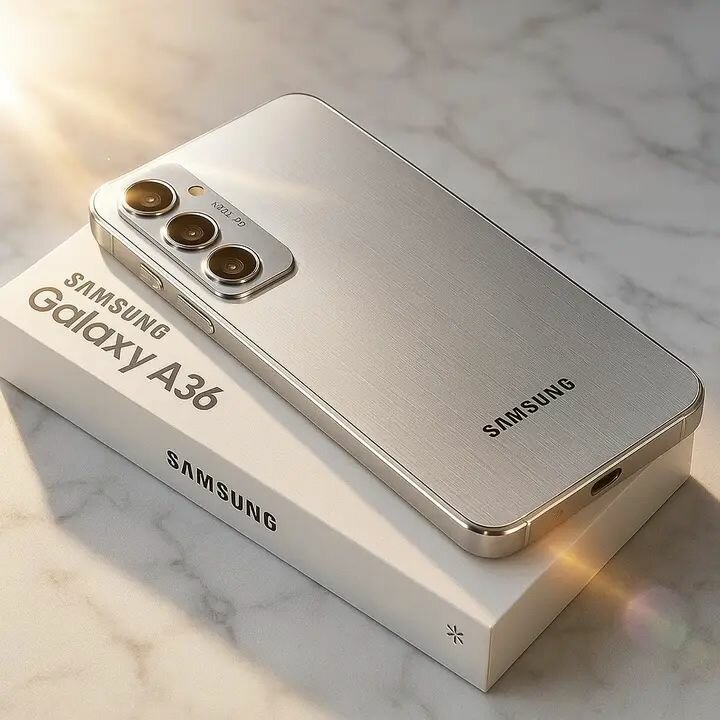 Samsung Galaxy A36 argent