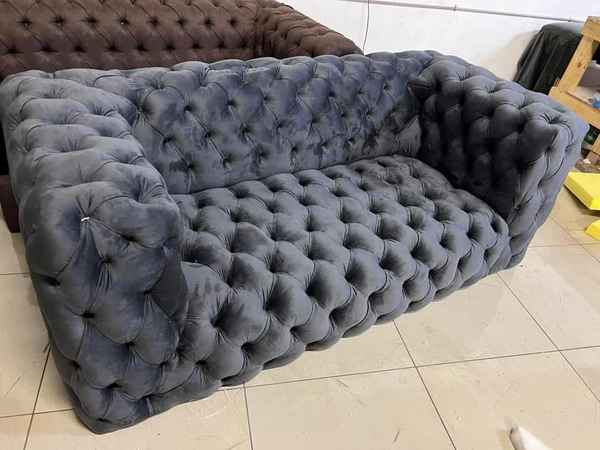 black sofa