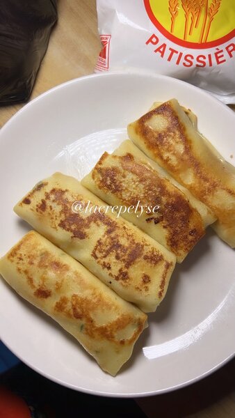 Crêpes jambon fromage