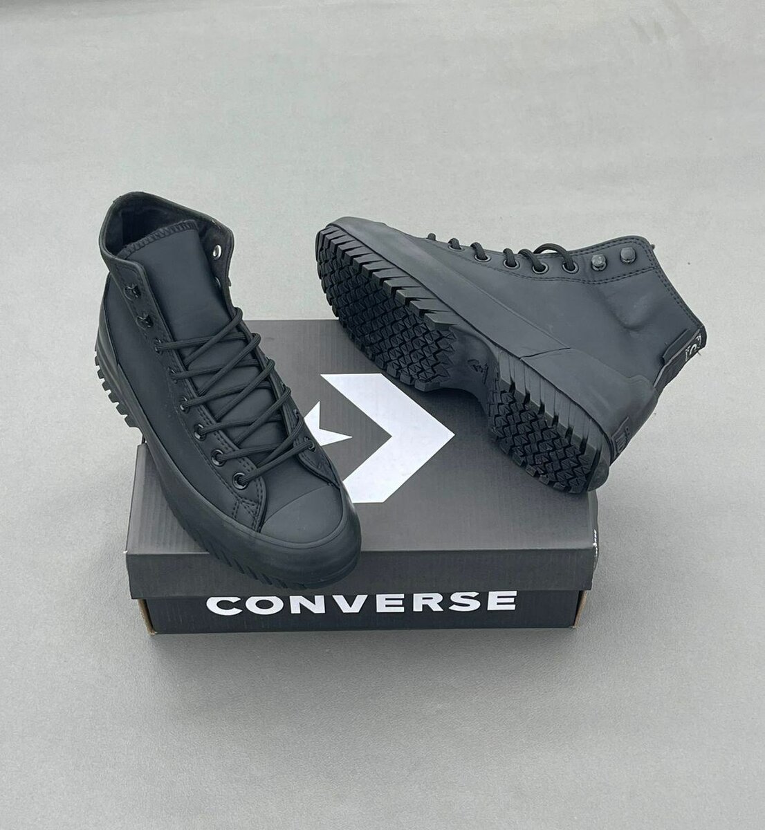 Converse Bottes Noires Homme